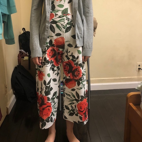 NEW Petite Floral Jumpsuit - Picture 6 of 7
